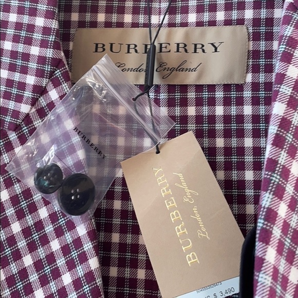 Brand new runway Burberry plaid coat - Picture 4 of 6